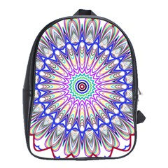 Prismatic Line Star Flower Rainbow School Bags (xl)  by Alisyart