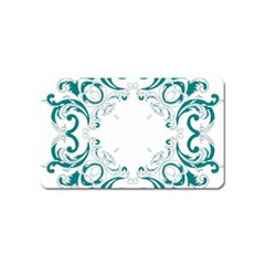 Vintage Floral Style Frame Magnet (name Card)