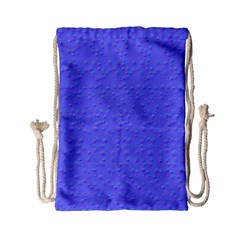 Ripples Blue Space Drawstring Bag (small)
