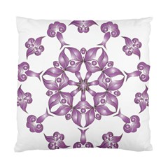 Frame Flower Star Purple Standard Cushion Case (one Side)