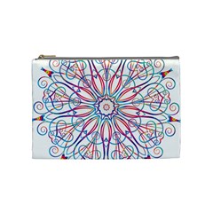 Frame Star Rainbow Love Heart Gold Purple Blue Cosmetic Bag (medium) 