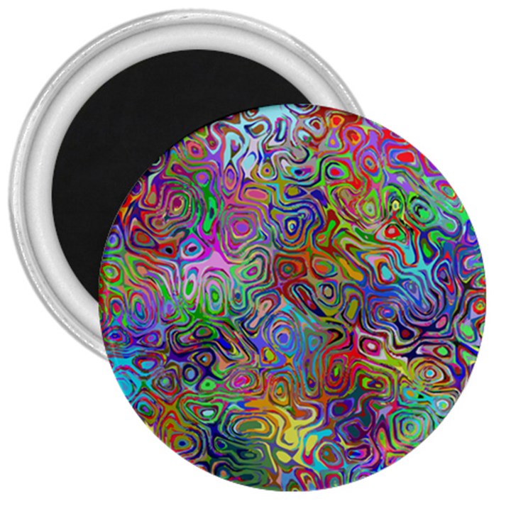 Glass Rainbow Color 3  Magnets