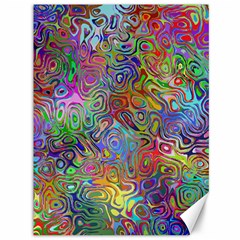 Glass Rainbow Color Canvas 36  X 48   by Alisyart