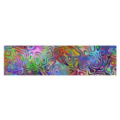 Glass Rainbow Color Satin Scarf (oblong) by Alisyart