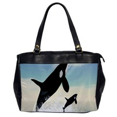 Whale Mum Baby Jump Office Handbags