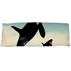 Whale Mum Baby Jump Body Pillow Case Dakimakura (two Sides) by Alisyart