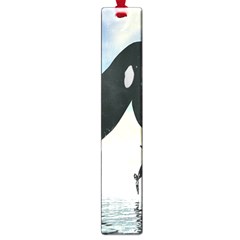 Whale Mum Baby Jump Large Book Marks by Alisyart