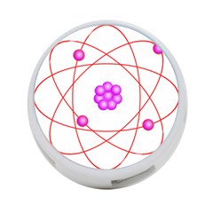 Atom Physical Chemistry Line Red Purple Space 4-port Usb Hub (one Side) by Alisyart