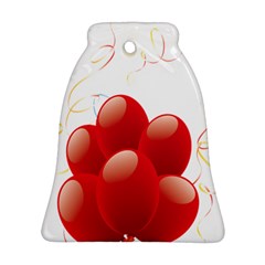 Balloon Partty Red Ornament (bell)