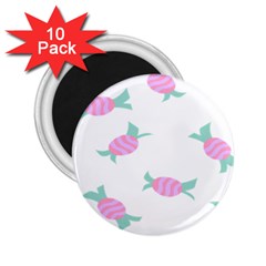 Candy Pink Blue Sweet 2 25  Magnets (10 Pack) 