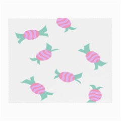 Candy Pink Blue Sweet Small Glasses Cloth (2-side)
