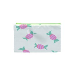 Candy Pink Blue Sweet Cosmetic Bag (xs) by Alisyart