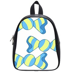 Candy Yellow Blue School Bags (small) 