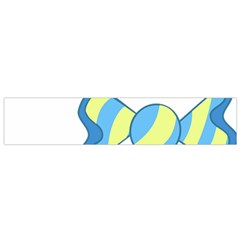 Candy Yellow Blue Flano Scarf (small) by Alisyart