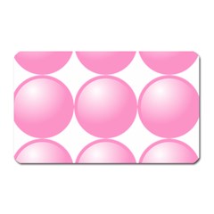 Circle Pink Magnet (rectangular) by Alisyart