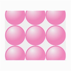 Circle Pink Small Glasses Cloth by Alisyart