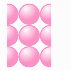 Circle Pink Small Garden Flag (two Sides)