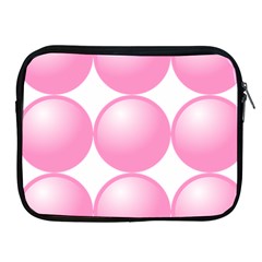 Circle Pink Apple Ipad 2/3/4 Zipper Cases by Alisyart