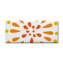 Circle Orange Cosmetic Storage Cases