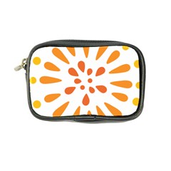 Circle Orange Coin Purse