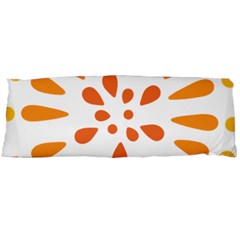 Circle Orange Body Pillow Case (dakimakura)