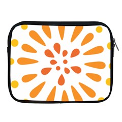 Circle Orange Apple Ipad 2/3/4 Zipper Cases by Alisyart