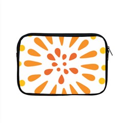 Circle Orange Apple Macbook Pro 15  Zipper Case by Alisyart