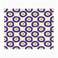 Circle Purple Green White Small Glasses Cloth (2-side) by Alisyart