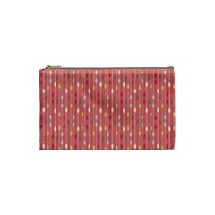 Circle Red Freepapers Paper Cosmetic Bag (small) 