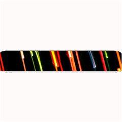 Colorful Diagonal Lights Lines Small Bar Mats by Alisyart