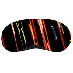 Colorful Diagonal Lights Lines Sleeping Masks