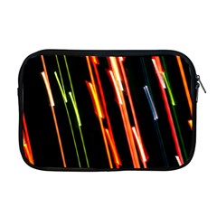 Colorful Diagonal Lights Lines Apple Macbook Pro 17  Zipper Case by Alisyart