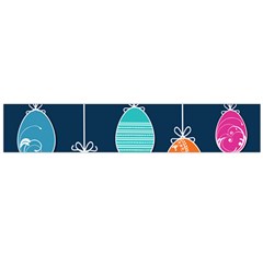 Easter Egg Balloon Pink Blue Red Orange Flano Scarf (large)