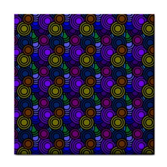 Circles Color Yellow Purple Blu Pink Orange Face Towel by Alisyart