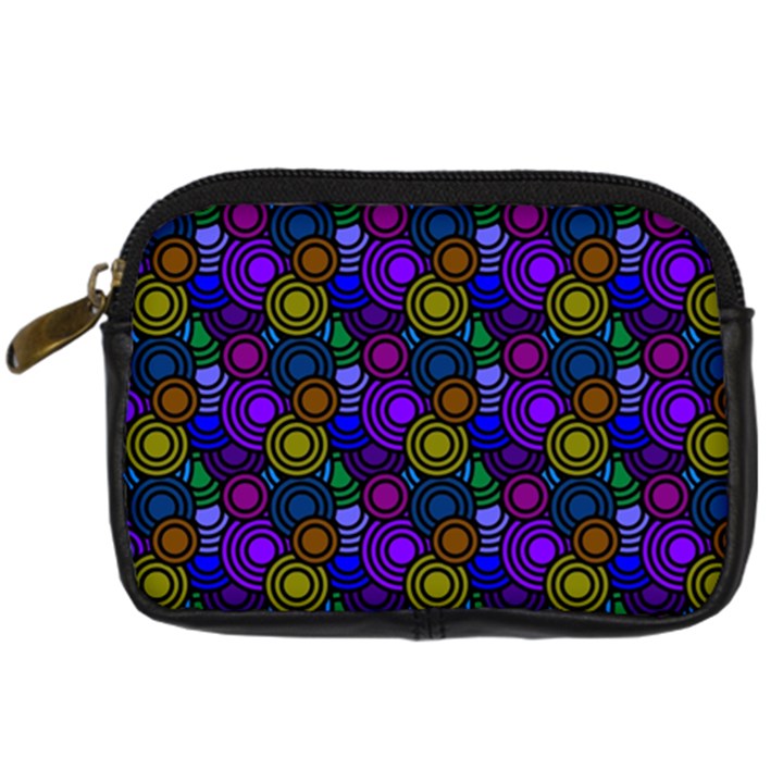 Circles Color Yellow Purple Blu Pink Orange Digital Camera Cases