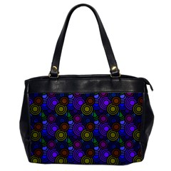 Circles Color Yellow Purple Blu Pink Orange Office Handbags