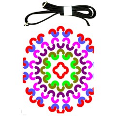 Decoration Red Blue Pink Purple Green Rainbow Shoulder Sling Bags