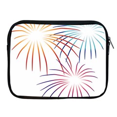 Fireworks Orange Blue Red Pink Purple Apple Ipad 2/3/4 Zipper Cases by Alisyart