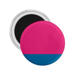 Flag Color Pink Blue 2 25  Magnets