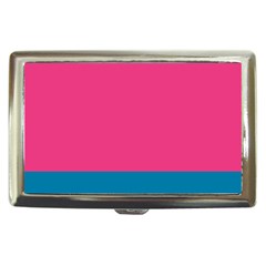 Flag Color Pink Blue Cigarette Money Cases by Alisyart