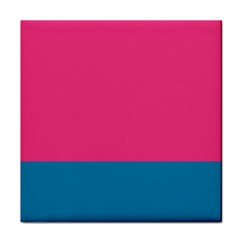 Flag Color Pink Blue Face Towel