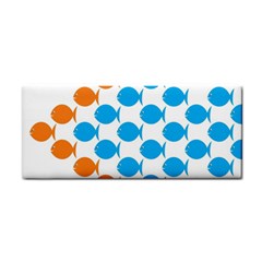 Fish Arrow Orange Blue Cosmetic Storage Cases by Alisyart