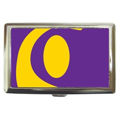 Flag Purple Yellow Circle Cigarette Money Cases