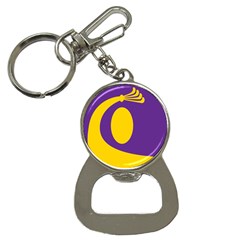 Flag Purple Yellow Circle Button Necklaces