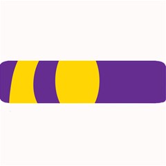 Flag Purple Yellow Circle Large Bar Mats