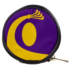 Flag Purple Yellow Circle Mini Makeup Bags by Alisyart