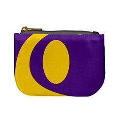 Flag Purple Yellow Circle Mini Coin Purses