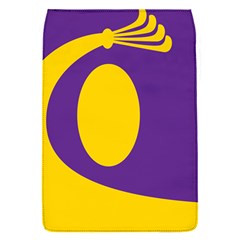 Flag Purple Yellow Circle Flap Covers (S) 