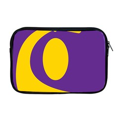 Flag Purple Yellow Circle Apple Macbook Pro 17  Zipper Case by Alisyart