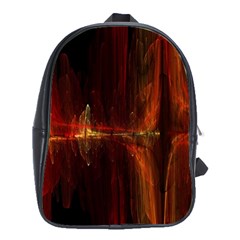 The Burning Of A Bridge School Bags (xl)  by designsbyamerianna